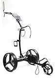 JANUARI Deal – GRATIS Storm Regenschirm Wert € 39,95 vom 01-01-25 t/m 31-01-25 | GT- AR Aluminium Elektrischer Golfwagen mit Fernbedienung, faltbar, 12 accesoires, Schwartz (auch im Grau verfugbar)