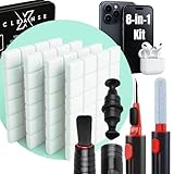 CleanseX® Reinigungsknete Set – Für Laptop Tastatur & Kamera – Inkl. Profi-Tools für Handy, AirPods & Kopfhörer – 96x Portionen