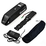 Ebike Batterie 36V 13AH, Hailong Ebike Akku mit Batterietasche, Ladegerät, Grundplatte & A Grade-Zelle für 750W 500W 350W 250W 200W Elektrofahrrad Pedelec, Lithium-Ionen-Batterie