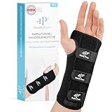 Health Press® Handgelenk Bandagen – 1x Handgelenkstütze (M, Links) – Karpaltunnel-Handgelenkstütze mit Metallschienen –Karpaltunnelsyndrom Schiene zur Unterstützung, Stabilisierung, Immobilisierung