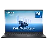 Dell 15 Laptop DC15250 15,6' FHD (1920 x 1080) 120 Hz, Intel Core 3 100U, Intel UHD Grafik, 8GB RAM, 512GB SSD, Windows 11 Home, QWRTZ-Hintergrundbeleuchtete Tastatur – Schwarz