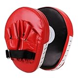 Boxpratzen Handpratzen Pratzen Boxen Schlagpolster PU Handpratzen Mit Hochwertiger Polsterung Pratzen Boxen Pad Bandagen Boxen Männer Schlagpolster Kickboxen Boxpratzen Für Kampfsport Training