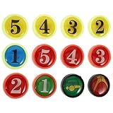 BESPORTBLE 12 Stück Zubehör Für Basketball-taktiktafeln Extra Starke Magnete Kühlschrankmagnete Männer Magnete Für Anschlagtafeln Magnettafel Für Kühlschrankmagnete Magnetstreifen Plastik