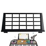 Notenständer für Tastatur, Notenständer für Tastatur, elektronischer Notenständer | Faltbare und tragbare Dokumententasche für Musiknoten, Hilfe
