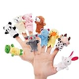 DealKits Fingerpuppen [20-TLG] Baby Mitgebsel Kindergeburtstag Finger Plüschtier Set, Jungen und Mädchen Geschenke für Weihnachten Ostern und Kinderparty, Kleines Geschenk für Kinder