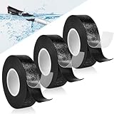 LIMITADA 3 Stück Selbstverschweißendes 22mm Isolierband Wasserdicht Isolierband Schwarz Klebeband Verschweißend Klebeband Isolierband Vulkanisierband für Schlauch Notfallreparatur Kabelisolierung