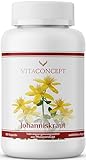 Johanniskraut Extrakt I 5000 mg pro Kapsel I inkl. natürlichem Hypericin und Hyperforin I zertifiziert laborgeprüft I 180 Kapseln I vegan I Vitaconcept