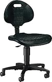 Topstar Arbeitsstuhl 72220PU0T, hohe Sitzhöhe , Gleitern, Fussring