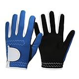 Vdaxvme Kinder-Golfhandschuhe, bequeme Golfhandschuhe, atmungsaktiv, Golferhandschuhe für Jungen und Mädchen, Jugendtraining