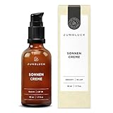 Junglück vegane Sonnencreme | 50 ml im Braunglas | Für natürlichen Sonnenschutz auf mineralischer Basis | Natürliche & nachhaltige Kosmetik made in Germany