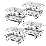 SPAHTT Hot Pot Nahrungsmittelheizung,Buffetwärmer Mahlzeit,Edelstahl Warmhaltebehälter,Wärmebehälter,Speisenwärmer,für Catering Buffet und Party (1x 1/1 GN)