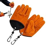 Hitzebeständige Handschuhe Zum Kochen,Outdoor Hitzebeständige Grillhandschuhe - Rutschfeste Ofenhandschuhe Für Grillen, Angeln, Outdoor-Küche & Kamin