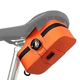 zjhukfmc Fahrrad-Satteltasche – Untersatteltasche für Fahrräder, Schwanzhalter, Schnellverschluss-Aufbewahrung für urbane Kinder, Pendeln, Erwachsene, Bikepacking, Rennsport