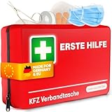 Verbandskasten Auto nach aktueller Norm 2025 DIN 13164 (StVO konform) - Erste Hilfe Set Auto Verbandskasten 2025 Kfz Verbandskasten 2025