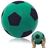 Dongcill Schaumstoffball, Softfußball, Softbälle, Weicher Spielball, Fussball Klein, Fußball für Indoor & Outdoor, leise & leicht, 21 cm