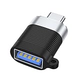 jdstty Tragbarer Konverter für Handy, Tablet, Typ-C-Stecker auf USB-3.0-Buchse, Konvertierungsadapter, Datenübertragung und Aufladen