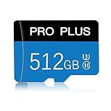 512GB Micro SD-Karte mit SD-Karte-Adapter Klasse 10 Hochgeschwindigkeits-Speicherkarten für Kamera, Computer, Dash Cam, Tachograph, Tablet, Drohne