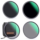 K&F Concept ND Filterset 77mm Neutral Graufilter Set ND4+ND8+ND64+ND1000 ND Filter Kit