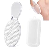 Hornhautentferner, 2 in1 Nano Glas Hornhaut Entfernen Fuß, Hochwirksame Hornhautfeile Nass & Trocken, Hornhaut Entferner mit Kunststoffbox Zur Fußpflege für Schöne Füße