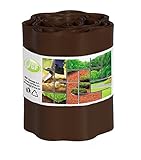 G.F. Rasenkante 9m x 20 cm braun Beeteinfassung Beetumrandung Rasenbegrenzung Raseneinfassung Mähkante