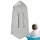 Baby-Kapuzenhandtuch – schnell trocknende Babytücher | weiche Decke für Damen und Herren | Badetuch für Zuhause, im Kindergarten, auf Reisen