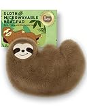 uncn Sloth Körnerkissen 660g, Wärmekissen Mikrowelle Nacken Schulter für Feuchtwärmetherapie, groß Körnerkissen Mikrowelle mit waschbarem Bezug