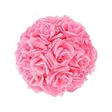 Cabilock Künstliche Rosenkugel Hochzeitsdekor Für Romantische Anlässe Blumendekoration Für Innen Und Außenbereich Stilvolle Ball Party Hängedekoration