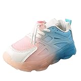 OBiQuzz Mode Licht auf LED Babyschuhe Casual Kinderschuhe Sandalen mit weichen Sohlen Kinder Sportschuhe Handball Schuhe Mädchen (White, 29.5 Little Child)
