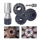 Sghtil Nabenreiniger – Rostentfernung zur Pflege der Nabe | Präzisionswerkzeug zum Entfernen von Rost von Radachsen für Autos, Fahrzeuge