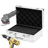 Werkzeugaufbewahrungsbox Aluminium Robuster Alu-Werkzeugkoffer Mit Schaumstoff Fach Leichte Transportbox Aus Aluminium Mit Tragegriff Organizer Für Präzisionswerkzeuge, Elektronik, Modelle