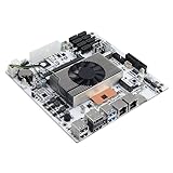 CWWK NAS Motherboard 8 Bay Core i5 8265U 4C/8T, Mini ITX PC Mainboard Weiß M11, 2 x NVMe PCIe3.0 x2, Dual 2.5GbE i226V LAN, DDR4 NO RAM NO SSD, PCIe x4 Slot, TF, HD+DP
