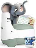 KIDVERSE® Töpfchen für Kinder - Komfortable Kindertoilette mit Deckel - Hautfreundliches Kinder Töpfchen mit Spritzschutz - Praktisches Töpfchen Baby Set mit Erfolgsbuch - Toilette Kinder Mint