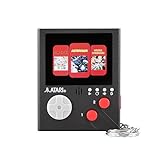 Offizielle Atari Cartridge Handheld Mini Arcade Konsole mit 3 Spielen - Pong, Asteroiden & Missle Command, 2 Zoll Farbbildschirm, Schlüsselanhänger, Gaming-Geschenk für Sie und Ihn