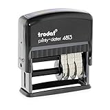 Datumstempel Trodat Printy 4813 custom (26x9 mm - 1 Zeile) mit individueller Textplatte