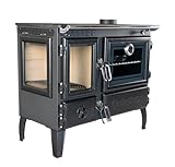 Çalışkan Kaminofen mit Backofen Gourmet 6,42 kw Heizleistung 52x85x79,5. Modellnummer 214 3D