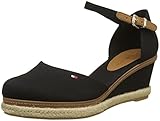 Tommy Hilfiger Damen Iconic ELBA Basic Closed Toe Geschlossene Sandalen, Schwarz (Black 990), 41 EU