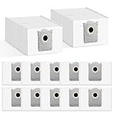 12 Stück Staubbeutel für Ecovacs Deebot X8/X9 Pro Omni/X8/X9 OMNI/X11 Pro Omni/T50/T50 Pro/T50 Max Pro Omni/T80 Omni/T80 Pro Omni/T30C Pro Omni, Ersatzteile für 4L Staubsaugerroboter
