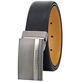 LINDENMANN Herren Koppelgürtel Rindsleder schwarz Made in Germany, Farbe/Color:schwarz, Size US/EU:Bundweite 105 cm Gesamtlänge 120 cm W 41.3 XL