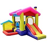 YKMYXZ， Hüpfburg, hochwertige aufblasbare Hüpfburg for drinnen und draußen, kleine Spielzeuge, freche aufblasbare Burg