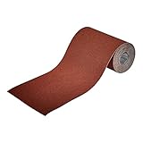wolfcraft Schleifpapierrolle für Holz/Metall 5 m x 115 mm I 1774000 I Zum Schleifen von Holz- und Metalloberflächen K120