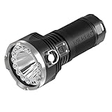 NICRON B400 Wiederaufladbare Taschenlampen, 16000 Hohe Lumen, 999.7 m Lange Reichweite, Super Helle LED-Taschenlampe Typ C geladen, 6 Modi Lange Lebensdauer 648 Stunden, IPX8 Wasserdicht für Notfälle,