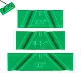 Penitue 3-teiliges Bohrerspitzer-Führungs-Set, Kunststoff, 90 °, 118 °, 135 °, Winkelschleifer, Bohrspitzvorrichtung für manuelles Schleifen, Zubehör (grün)