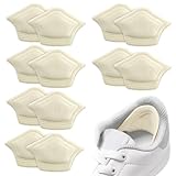 6 Paar Fersenpolster Schuheinlagen Schwamm,Heel Pads for Shoes-Heel Grips,10mm Schuhe Hackenpolster,Fersenpolster für Zu Große Schuhe,Ferse Rutscht aus Schuh,Fersenschutz für Sportschuhe Stiefel