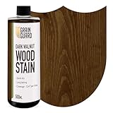 GRAIN GUARD Holzbeize | Dunkles Nussbaumholz | 500ml | Wasserbasiert & Geruchsarm | Umweltfreundlich und Nicht Toxisch | Holzbeize für Innenmöbel | Einfache Anwendung | Schnelltrocknend
