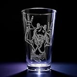 Jar Binks Glasbehälter mit Gravur, 473 ml, lustiges Sci-Fi-Geschenk für Filmfans und Sammler, einzigartiges Geek-Barzubehör, ideal für Geburtstage, Weihnachten, Muttertag, nostalgische