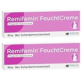 Remifemin FeuchtCreme 2 x 50 g Sparset - bei Scheidentrockenheit - hormonfrei - mit Hamameliswasser - Feuchtcreme bei Scheidentrockenheit