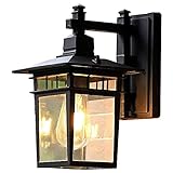 Antike Außenwandleuchte - IP23-Außenwandleuchte, Anti-Rouille-Glaslampe für Terrasse, Veranda, Belvédère und Jardin - Dekorative Außenleuchte 29