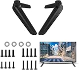 Universal TV Ständer, TV-Sockelfüße mit Schraubenset, TV Standfuss, TV Base Pedestal Feet, TV Stand, TV Mounts, TV Halterung, Ersatz-TV-Ständerbeine, für die meisten Fernseher von 27 bis 55 Zoll