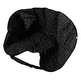 Fabater Motorrad-Windschutz-Beinschoner-Schürze mit Wasserdichtem Schutz, Einfach zu Tragende Motorrad-Beinabdeckung für Kühle Bedingungen, Geeignet für die Meisten Modelle, Schwarz