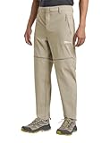 Jack Wolfskin Herren Hikeout Zip Off Pants M Wanderhose, Stone, 50 EU